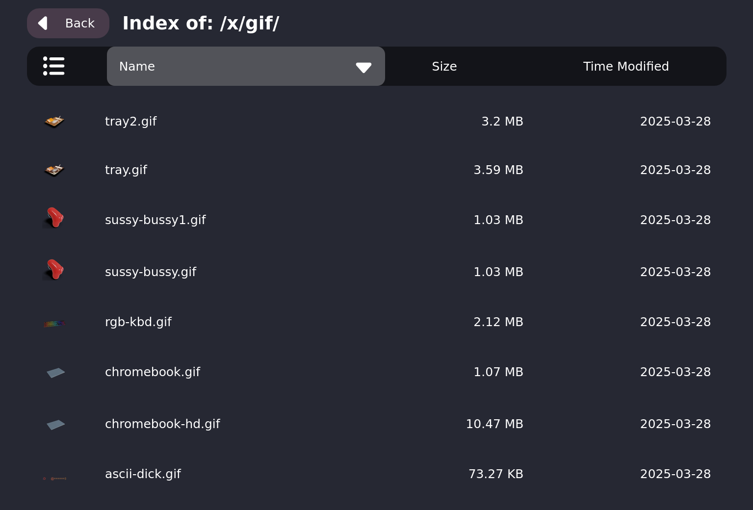 Screenshot of the new CDN front-end on desktop